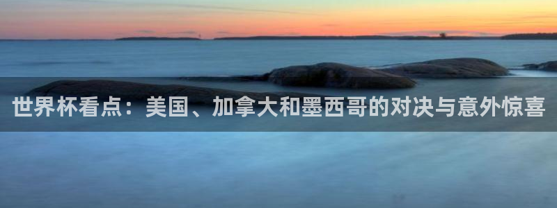 世界杯看点：美国、加拿大和墨西哥的对决与意外惊喜